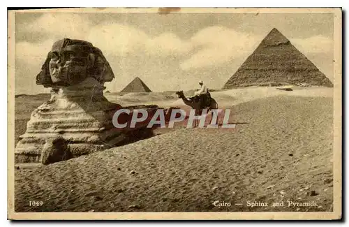 Cartes postales Egypt Egypte  Cairo Sphinx and Pyramids
