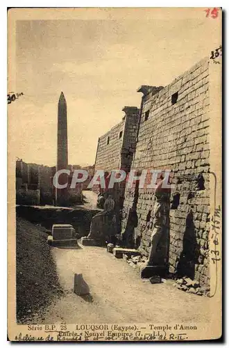 Ansichtskarte AK Egypt Egypte  LOUQSOR(Egypte) Temple d'Amon