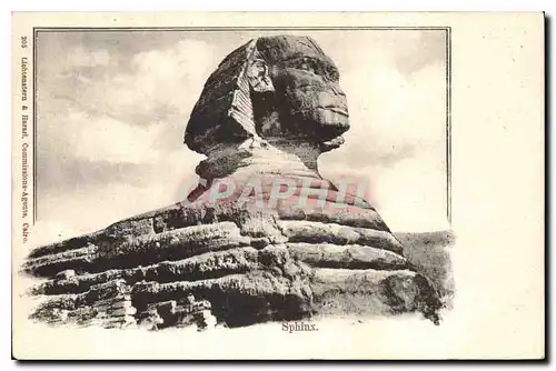 Ansichtskarte AK Egypt Egypte  Sphinx