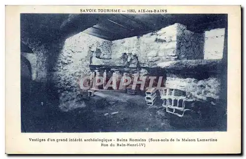 Cartes postales Egypt Egypte  Savoie Aix les Bains Vestgignes Bains romains