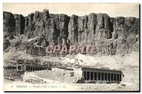 Cartes postales Egypt Egypte  Thebes Temple of Der el Barhi