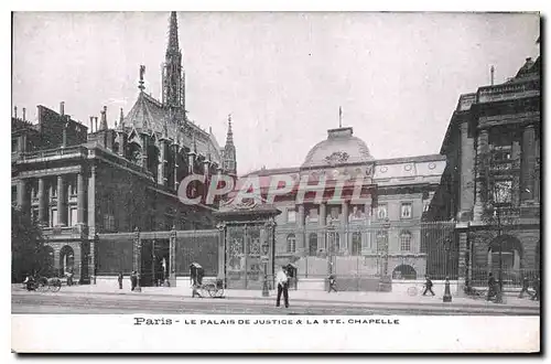 Ansichtskarte AK Palais de Justice et la Sainte Chapelle Paris