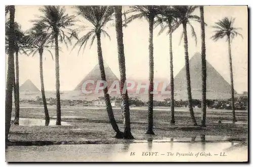 Cartes postales Egypt Egypte The Pyramids of Gizeh