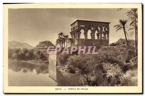 Ansichtskarte AK Egypt Egypte Temple de Philae