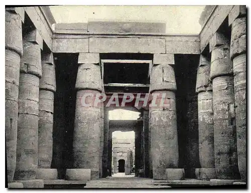 Ansichtskarte AK Egypt Egypte Karnak The interior of the temple of Khonsu
