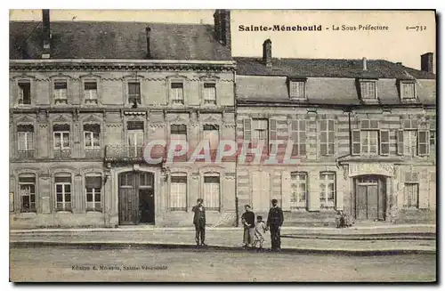 Cartes postales Sainte Menehould La Sous Prefecture