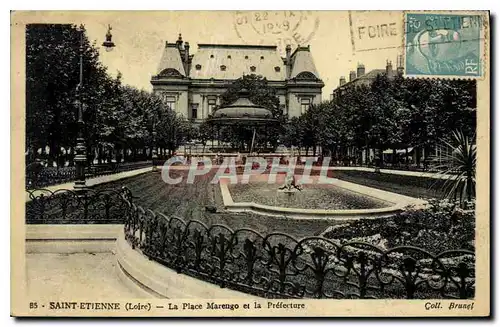 Cartes postales Saint Etienne La Place Marengo et la Prefecture