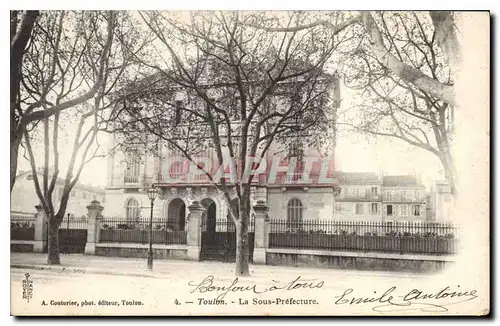 Cartes postales Toulon Sous Prefecture