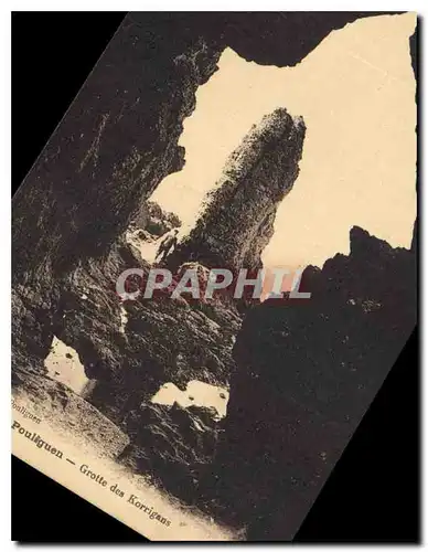 Cartes postales Grotte des Korrigans Le Pouliguen Grottes