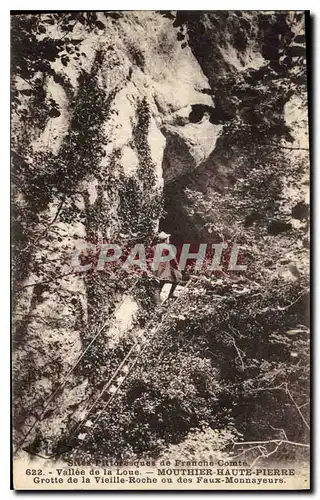 Cartes postales Grotte de la Vieille Roche ou des Faux Monnayeurs Mouthier Haute Pierre Grottes