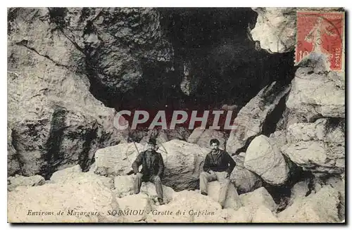 Ansichtskarte AK Grotte dei Capelan Environs de Maazrgues Sormiou Grottes