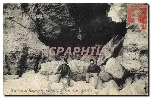 Cartes postales Grotte dei Capelan Environs de Maazrgues Sormiou Grottes