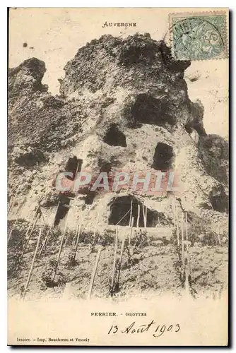 Ansichtskarte AK Grotte Grottes Perrier Auvergne