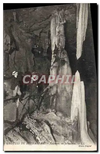 Cartes postales Grotte Grottes de Betharram Colonnes en formation