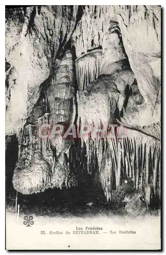 Ansichtskarte AK Grotte Grottes de Betharram Les dentelles