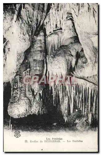 Cartes postales Grotte Grottes de Betharram Les dentelles