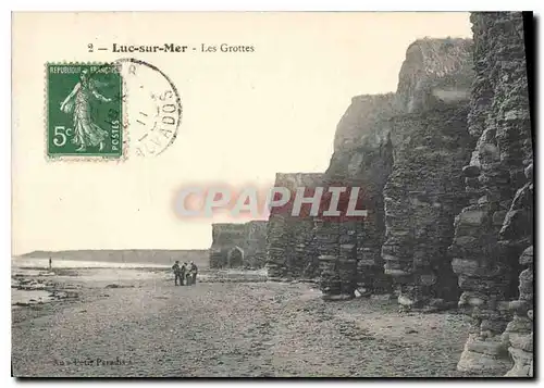 Cartes postales Grotte Grottes Luc sur Mer