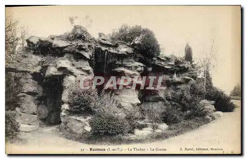 Ansichtskarte AK Grotte Grottes Rennes Le Thabor