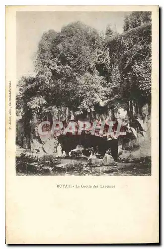 Cartes postales Grotte des Laveuses Royat Grottes