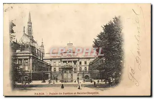 Ansichtskarte AK Palais de Justice et Sainte Chapelle Paris