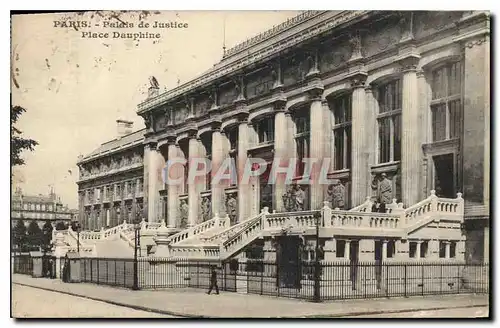 Ansichtskarte AK Palais de Justice Place Dauphine Paris