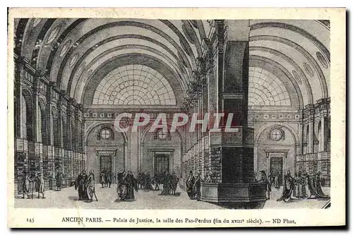 Ansichtskarte AK Palais de Justice La Salle des Pas Perdus Paris