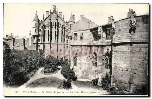 Ansichtskarte AK Palais de Justice Tour Montbergeon Poitiers