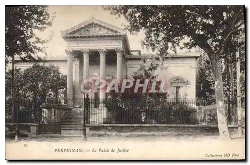 Ansichtskarte AK Palais de Justice Perpignan