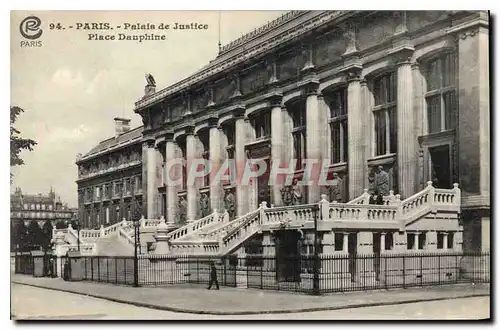 Ansichtskarte AK Palais de Justice Place Dauphine Paris