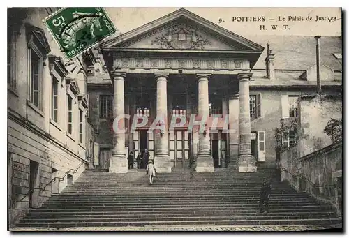 Ansichtskarte AK Palais de Justice Poitiers