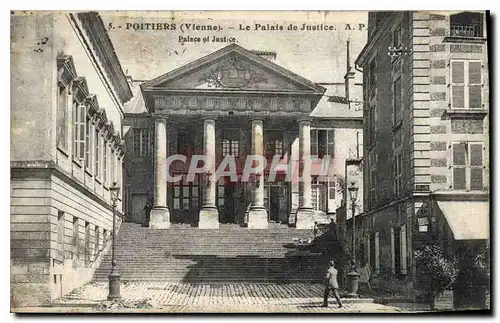 Ansichtskarte AK Palais de Justice Poitiers