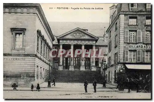 Ansichtskarte AK Poitiers Facade du Palais de Justice