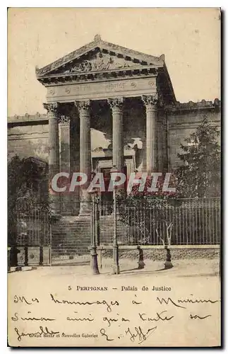 Cartes postales Palais de Justice Perpignan