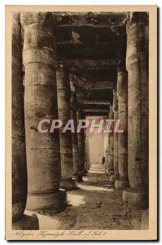 Ansichtskarte AK Egypt Egypte Abydos Hall of Seti