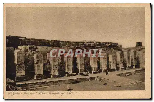 Cartes postales Egypt Egypte Abydos General View Temple of Seti