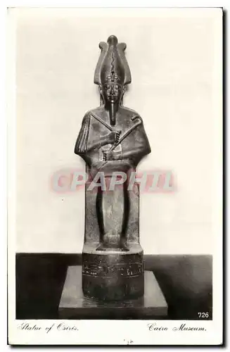 Cartes postales Egypt Egypte Statue of Osiris Cairo Museum