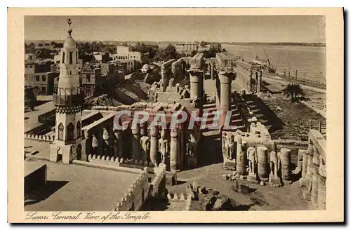 Cartes postales Egypt Egypte Luxor General view of the Temple