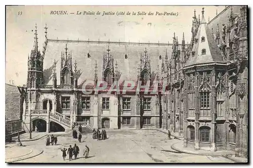 Ansichtskarte AK Rouen Palais de Justice cote de la Salle des Pas Perdus