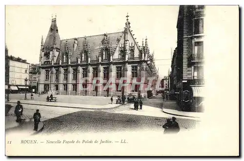 Ansichtskarte AK Rouen Nouvelle Facade du Palais de Justice