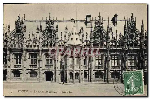 Cartes postales Rouen Le Palais de Justice