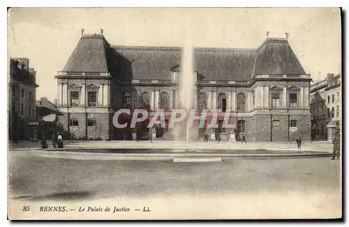 Cartes postales Rennes Le palais de Justice