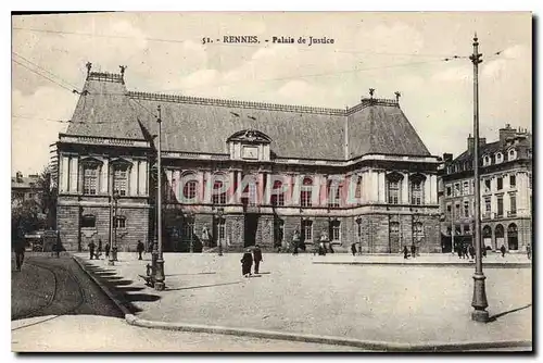 Cartes postales Rennes Palais de Justice