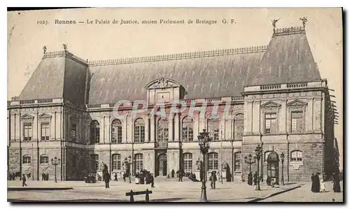 Ansichtskarte AK Rennes Le Palais de Justice ancien Parlement de Bretagne