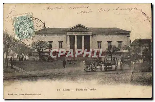 Cartes postales Rodez Palais de Justice