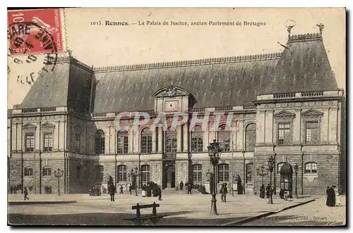 Ansichtskarte AK Rennes Le Palais de Justice ancien Parlement de Bretagne