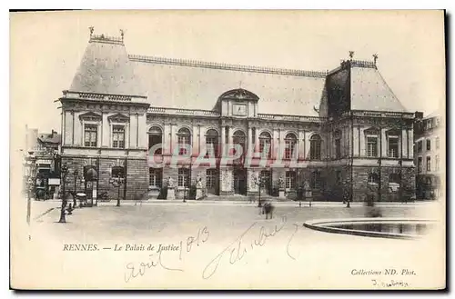 Cartes postales Rennes Le Palais de Justice