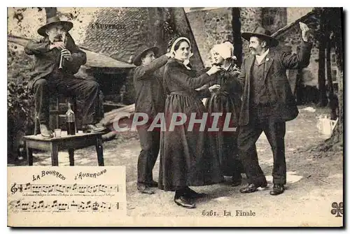 Cartes postales Folklore L'Auvergne La Finale
