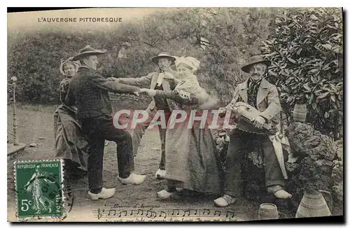 Ansichtskarte AK Folklore l'Auvergne Pittoresque