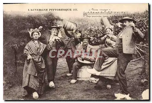 Cartes postales Folklore L'Auvergne Pittoresque
