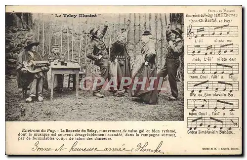 Cartes postales Folklore Environs du Puy la Bourree du Velay